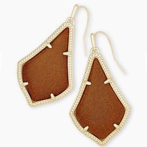 Kendra Scott Jewelry - Kendra Scott Alex Gold Drop Earrings in Goldstone Kendra Scott Jewelry - Kendra Scott Alex Gold Drop Earrings in Goldstone